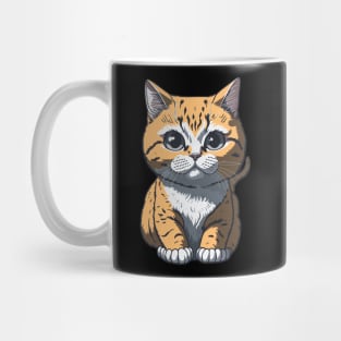 Cool Feline in Shades: Whiskered Purrfection for Cat Miaw Lovers Mug